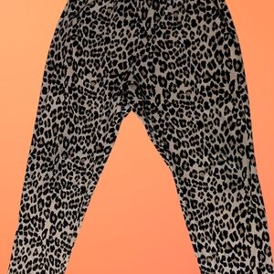 The Childrens Place Brown Tan Leopard Print Bottoms Pajama Lounge XXL 16 Spots